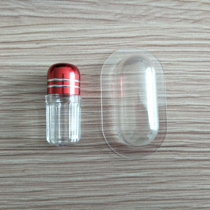 Garrafas de empacotamento da única cápsula plástica pequena vazia para o suplemento aos cuidados médicos