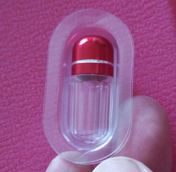 Garrafas vazias da cápsula de Mini Plastic Bullet Shape Single para cápsulas de empacotamento dos cuidados médicos