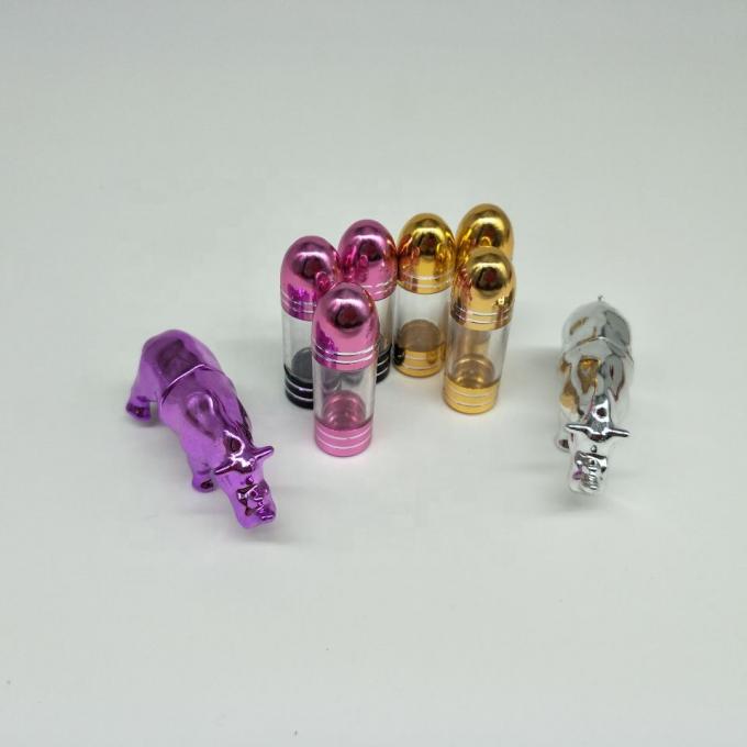 Escudos 2019 da cápsula dos comprimidos de Mini Empty Plastic Sexual Enhancement únicos