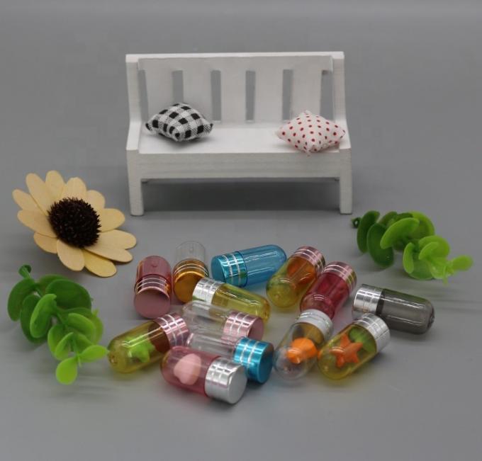 Mini Capsule Shells plástico vazio para empacotar cápsulas sexuais ervais do realçador