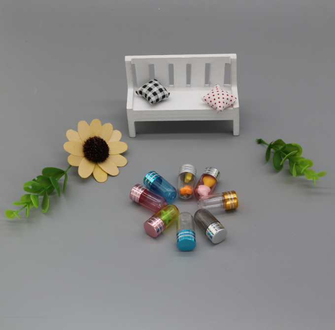 Escudos 2019 da cápsula dos comprimidos de Mini Empty Plastic Sexual Enhancement únicos