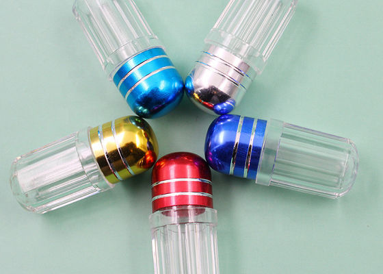 a cápsula 1g plástica engarrafa o poliestireno redondo Mini Pill Bottles