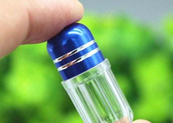 OEM do recipiente do comprimido do rinoceronte 5ml azul único com o tampão de coroa do metal