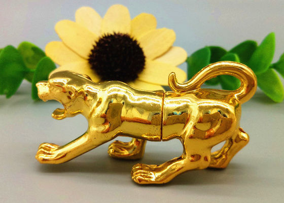 Cápsulas de alumínio do ouro do rinoceronte das garrafas de comprimido do espaço livre da forma 1g do leopardo