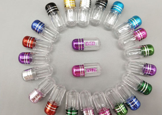 cápsulas plásticas vazias do comprimido do roxo de 12mm para o suplemento aos cuidados médicos