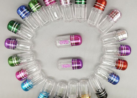 dos recipientes plásticos pequenos do comprimido de 13mm empacotamento da cápsula do GV único