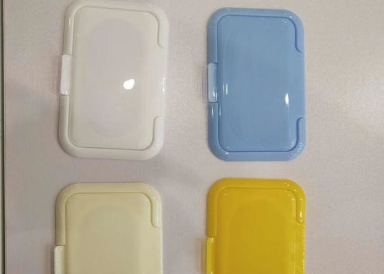 tampa molhada ISO9001 não recarregável Flip Top Cap plástico das limpezas de 65mm