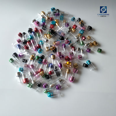Cápsulas do ouro do rinoceronte do GV Mini Pill Bottles Plastic picosegundo 2g