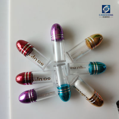 Cápsulas do ouro do rinoceronte do GV Mini Pill Bottles Plastic picosegundo 2g