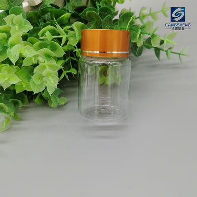 O empacotamento farmacêutico claro engarrafa recipientes plásticos pequenos do comprimido 30ml