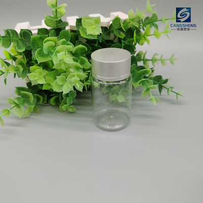 O empacotamento farmacêutico claro engarrafa recipientes plásticos pequenos do comprimido 30ml