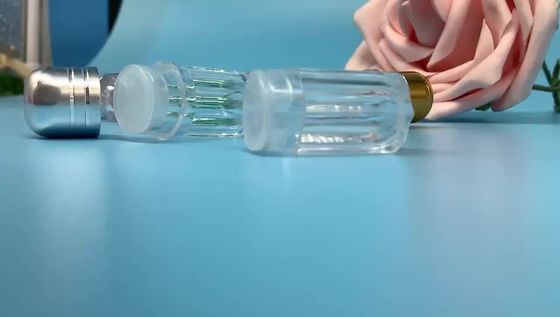 a medicina plástica clara de 56mm engarrafa 5g Mini Pill Cases cilíndrico