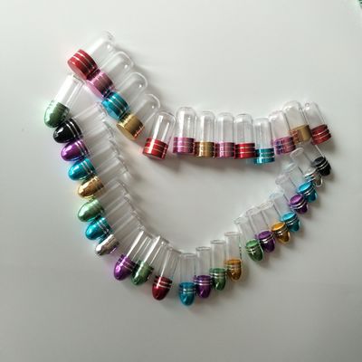 tampão de alumínio de 16mm 2g Mini Pill Bottles Cylindrical Shape