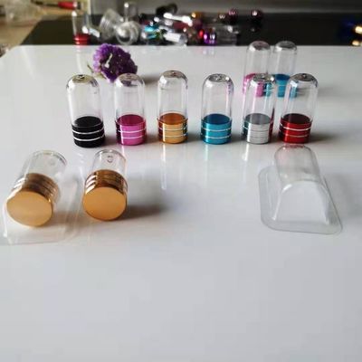 tampão de alumínio de 16mm 2g Mini Pill Bottles Cylindrical Shape