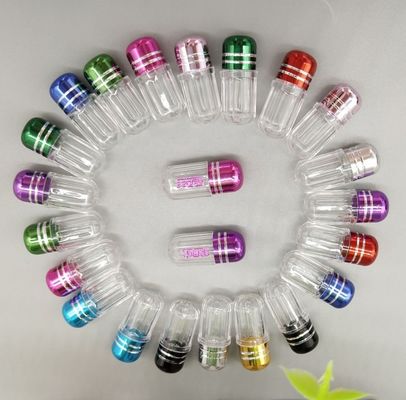 Cápsulas plásticas vazias cilíndricas do comprimido de 13mm Mini Pill Bottles 2ml