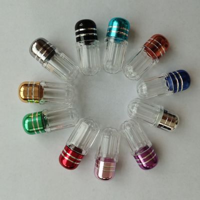Os escudos vazios da cápsula do ODM 15mm engarrafam com bolhas plásticas