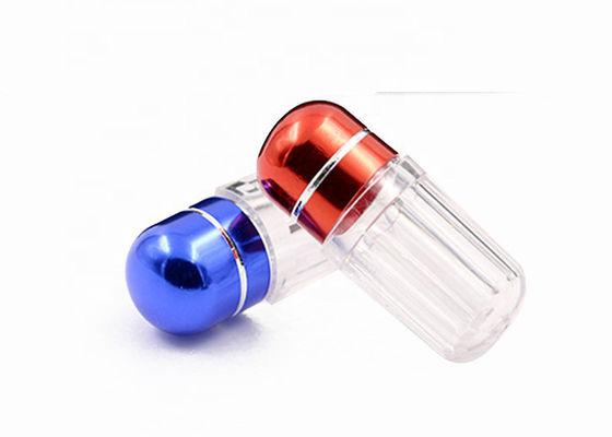 a cápsula 1g plástica engarrafa o poliestireno redondo Mini Pill Bottles