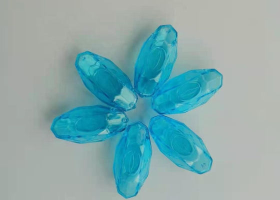 Mini Empty Plastic Pill Capsules azul 16mm com bolhas