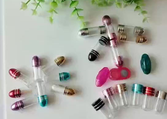Os escudos vazios da cápsula do ODM 15mm engarrafam com bolhas plásticas