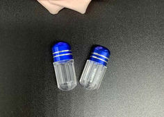 OEM do recipiente do comprimido do rinoceronte 5ml azul único com o tampão de coroa do metal