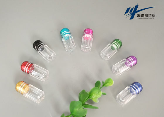 OEM do recipiente do comprimido do rinoceronte 5ml azul único com o tampão de coroa do metal