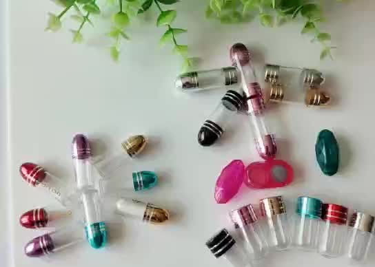 Cápsulas vazias do único espaço livre 2ml sextavado do recipiente 13mm do comprimido