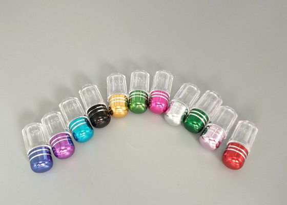 garrafas de comprimido plásticas vazias claras douradas do OEM das garrafas de comprimido 3ml