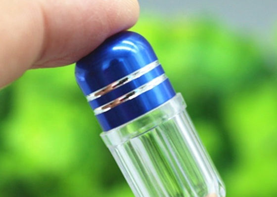 Bala verde Shell do tampão de 2ml Mini Plastic Bottle With Metal
