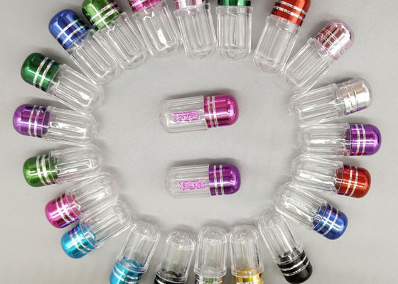 Cápsulas do ouro do rinoceronte do GV Mini Pill Bottles Plastic picosegundo 2g