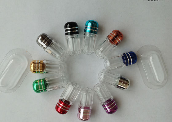dos recipientes plásticos pequenos do comprimido de 13mm empacotamento da cápsula do GV único