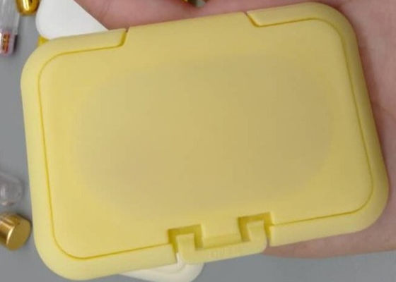 tampa molhada ISO9001 não recarregável Flip Top Cap plástico das limpezas de 65mm