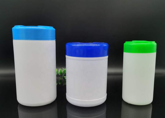 garrafa da cubeta das limpezas da limpeza do HDPE de 180mm com tampas brancas