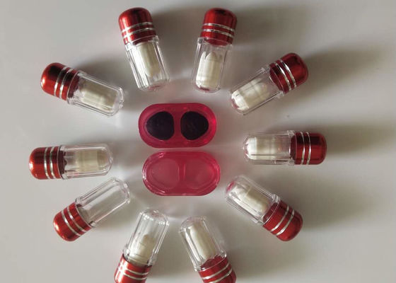 Garrafas de comprimido plásticas vazias do GV 13mm uma forma da bala da cápsula