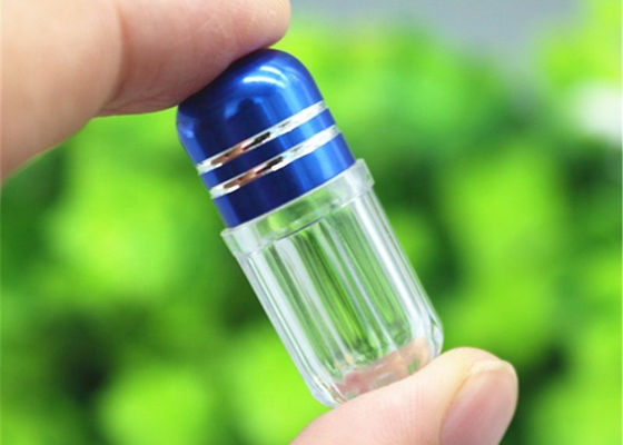 a medicina plástica clara de 56mm engarrafa 5g Mini Pill Cases cilíndrico