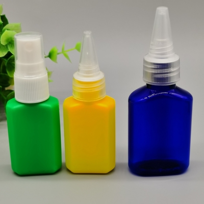 Garrafas plásticas pequenas verdes do OEM 150ml para a medicina